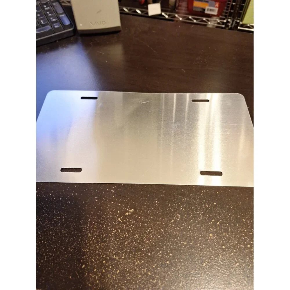 Bear Metal Tin License Plate 6